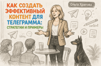Как создать эффективный контент для телеграмма: стратегии и примеры